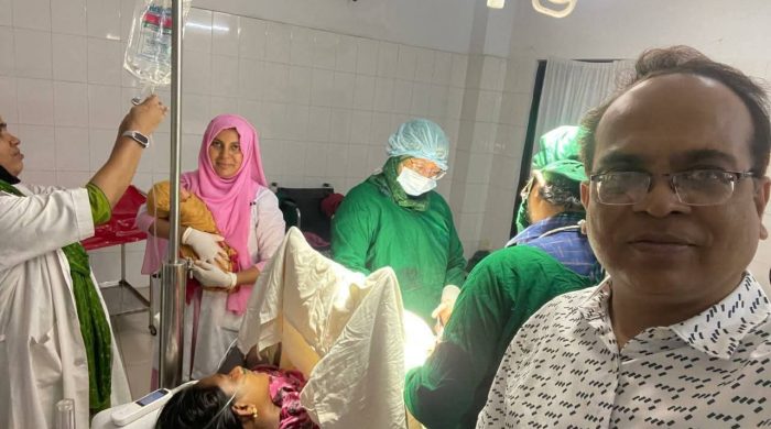ফুলবাড়ীয়া উপজেলা স্বাস্থ্য কমপ্লেক্সে সফল সিজারিয়ান অপারেশন, নবজাতক ও মা দুজনেই সুস্থ
